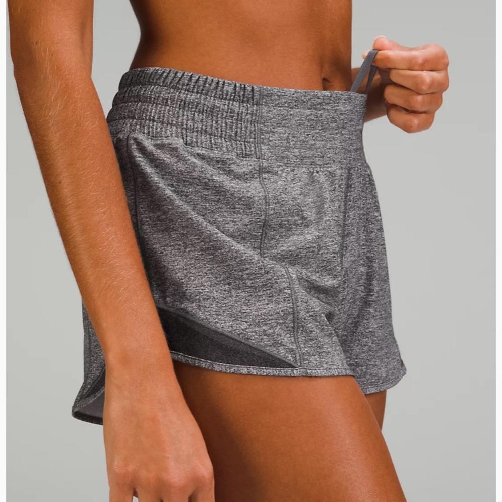 Grey hotty hot HR 2.5 shorts lululemon